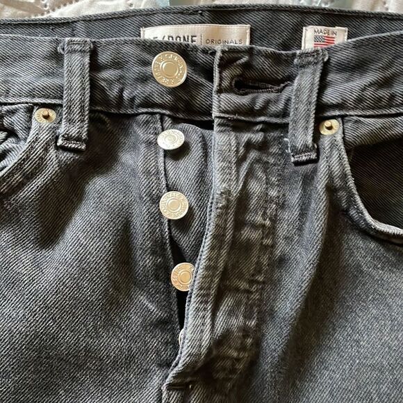 ‎Re/Done Originals Women’s Black Jeans - Made In The USA - Size 24 - Picture 6 of 8